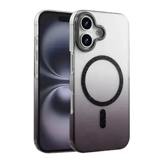 iPhone 16 Plus Glossy Magsafe Kapak - Siyah
