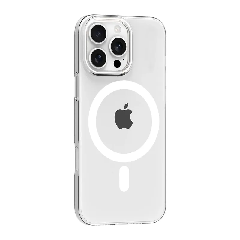 iPhone 16 Pro Max PC Blank Magsafe Kapak - Şeffaf