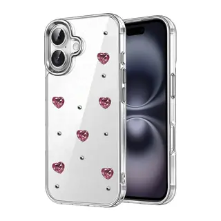 iPhone 16 Plus Fiyonk Desenli Kapak - Desen 3