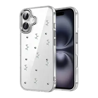 iPhone 16 Plus Fiyonk Desenli Kapak - Desen 4