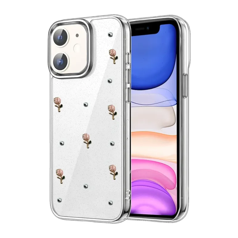 iPhone 12 Fiyonk Desenli Kapak - Desen 6