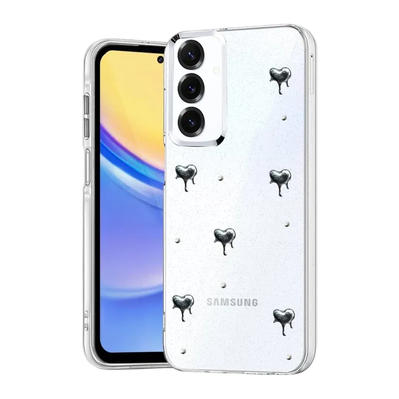 Samsung Galaxy A15 4G Fiyonk Desenli Kapak - Desen 1