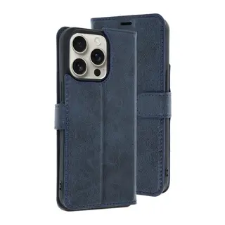 iPhone 15 Pro Max Kılıf Trend S Plus Kapaklı Kılıf - Lacivert