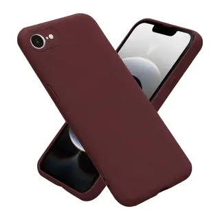 iPhone 16E Kılıf First Silikon - Bordo