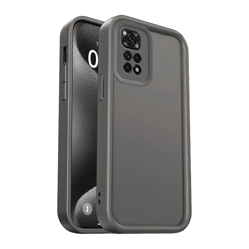 Redmi 10 2022 Kılıf Viera Silikon - Gri