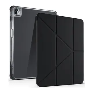 iPad Air 13 (2024) Kılıf Kalemlikli Mars Tablet Kılıfı - Siyah