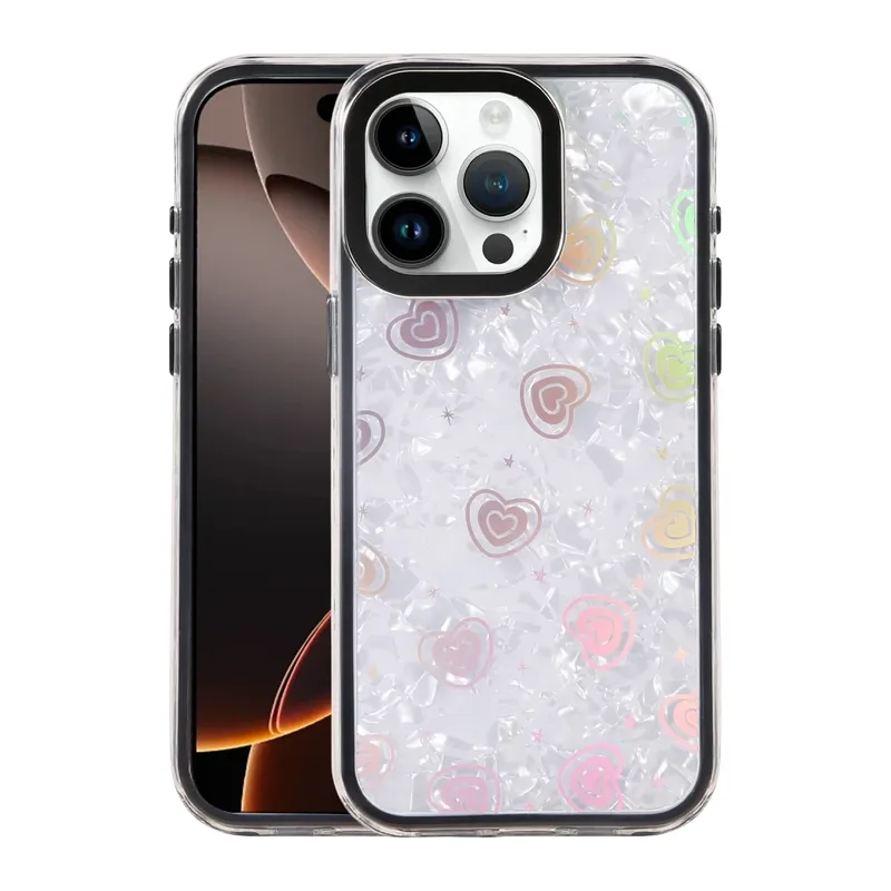 iPhone 15 Pro Lumi Desenli Kapak - Siyah