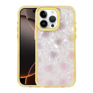 iPhone 15 Pro Max Lumi Desenli Kapak - Sarı