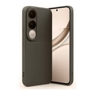 Vivo V50 Lite 4G Auto Focus Karbon Kapak - Kahverengi