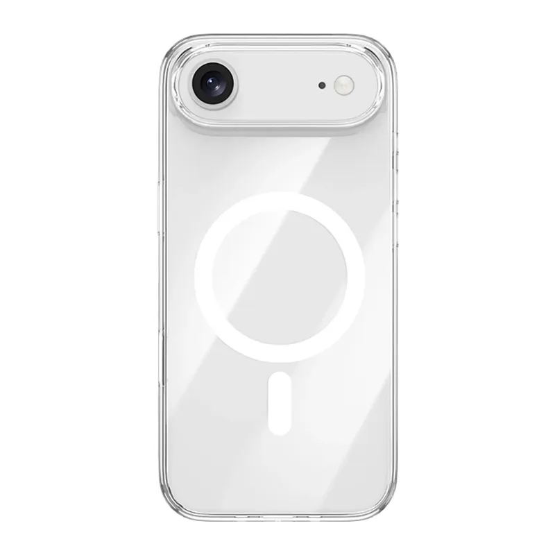 iPhone 17 Air Kılıf Pc Real Magsafe Kapak - Şeffaf
