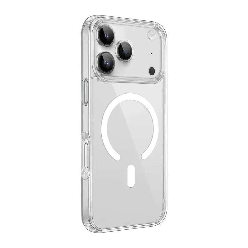 iPhone 18 Pro Max/17 Pro Max Kılıf Pc Real Magsafe Kapak - Şeffaf