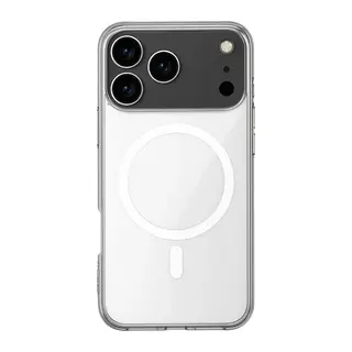 iPhone 17 Pro Kılıf Magneticsafe Şeffaf Silikon - Şeffaf