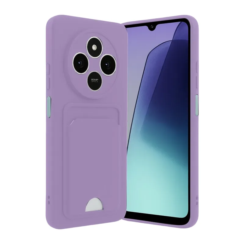 Redmi 14C Kelvin Kartvizitli Silikon - Lila