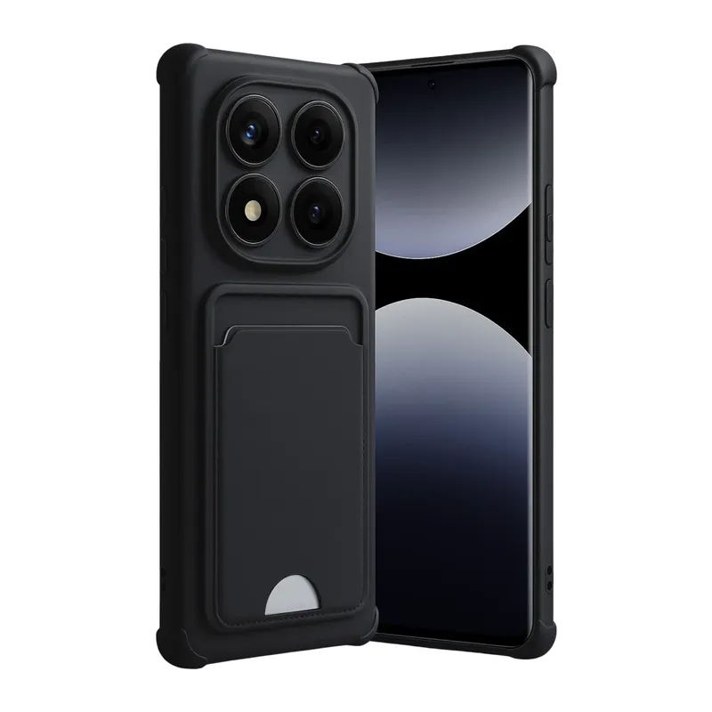 Redmi Note 14 Pro 5G Kelvin Kartvizitli Silikon - Siyah