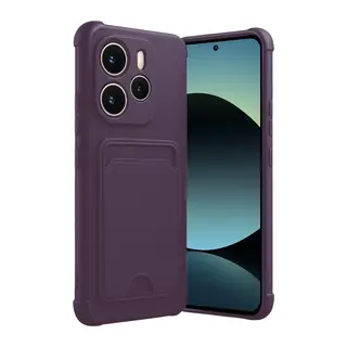 Redmi Note 14 4G Kelvin Kartvizitli Silikon - Derin Mor