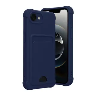 iPhone 16E Kelvin Kartvizitli Silikon - Lacivert