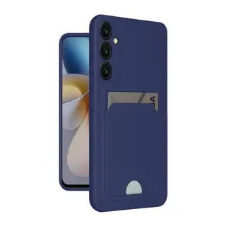 Samsung Galaxy M15 Kelvin Kartvizitli Silikon - Lacivert