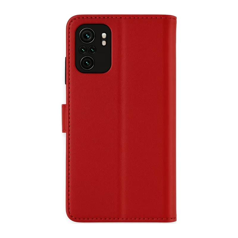 Mi Note 10 Trend S Plus Kapaklı Kılıf - Kırmızı