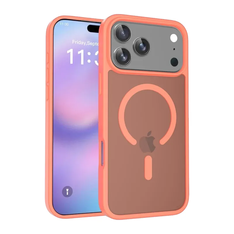 iPhone 17 Pro/18 Pro Jota Magsafe Kapak - Turuncu