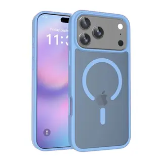 iPhone 17 Pro Max/18 Pro Max Jota Magsafe Kapak - Açık Mavi