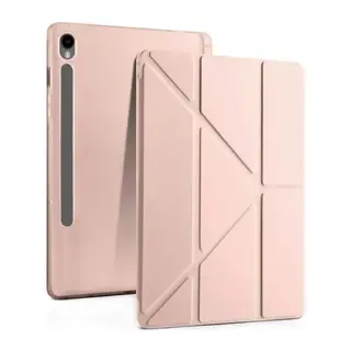 Samsung Galaxy Tab S10 FE Plus 13.1 Kalemlikli Mars Tablet Kılıfı - Rose Gold