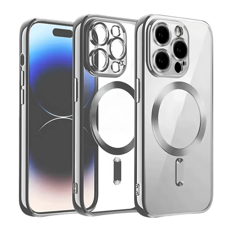 iPhone 12 Pro Kılıf Kross Magneticsafe Kapak - Titan Gri