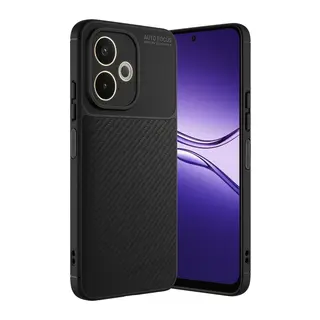 A5 Pro 4G Kılıf Auto Focus Karbon Kapak - Siyah