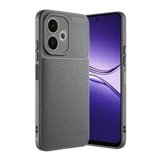 A5 Pro 4G Kılıf Auto Focus Karbon Kapak - Gri