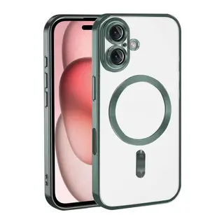 iPhone 17 Kross Magneticsafe Kapak - Koyu Yeşil