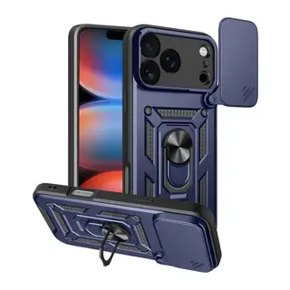 iPhone 17 Pro Pars Lens Yüzüklü Silikon - Lacivert
