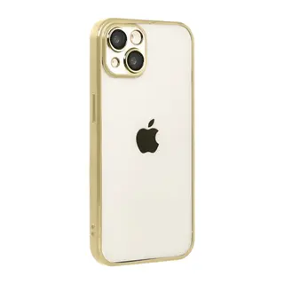 iPhone 15 Lensli Silikon - Gold