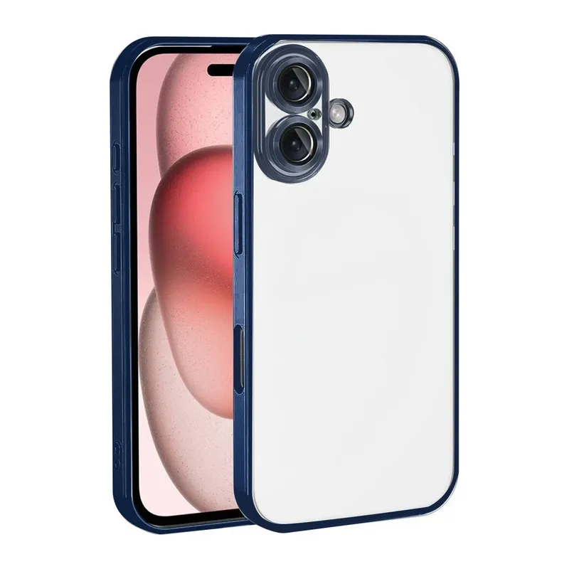 iPhone 17 Lensli Silikon - Lacivert