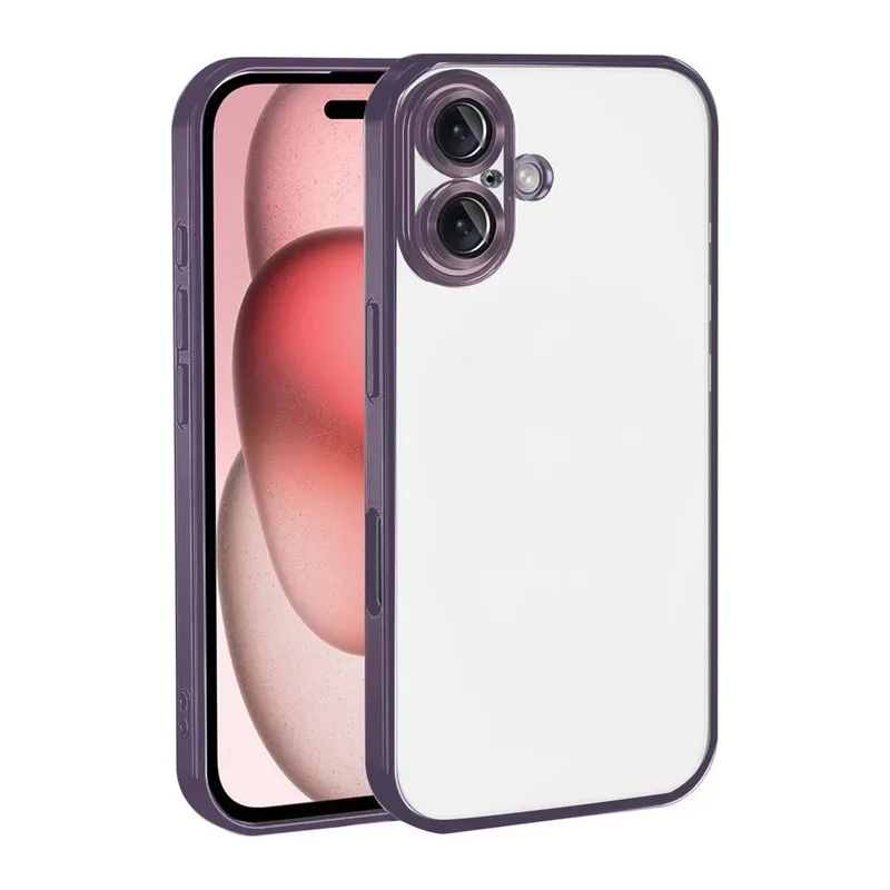 iPhone 17 Lensli Silikon - Mor