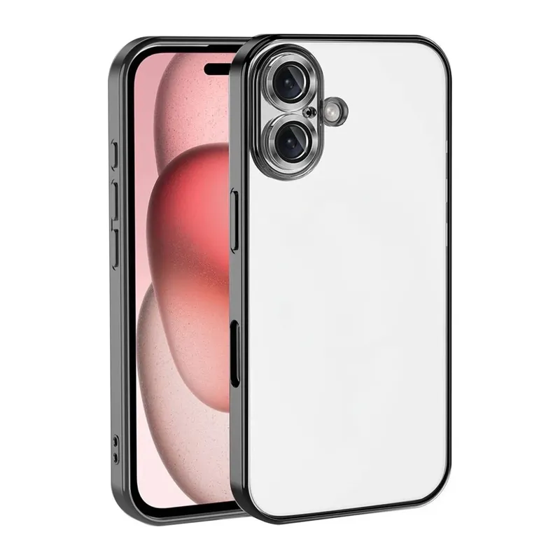 iPhone 17 Lensli Silikon - Siyah