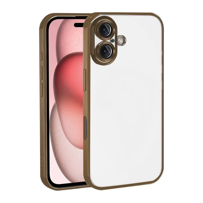 iPhone 17 Lensli Silikon - Çöl Titanyum