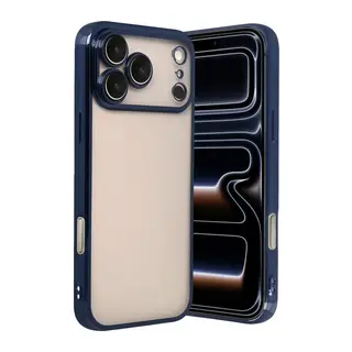 iPhone 17 Pro Lensli Silikon - Lacivert