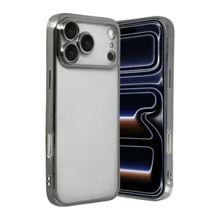 iPhone 17 Pro Lensli Silikon - Titan Gri