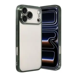 iPhone 17 Pro Lensli Silikon - Yeşil