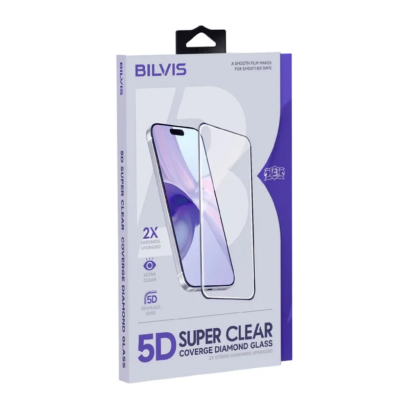 iPhone 17 Bilvis 5D Super Clear Diamond Cam Ekran Koruyucu