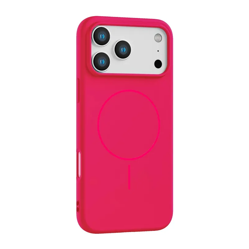 iPhone 17 Pro Max/18 Pro Max Jully Magsafe Kapak - Pembe