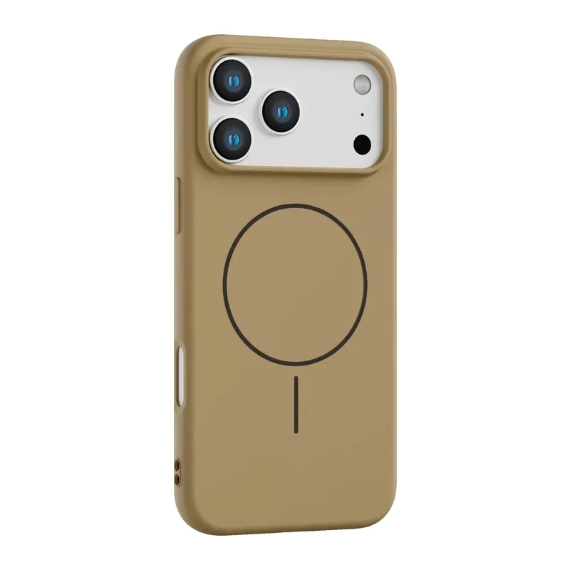iPhone 17 Pro Max/18 Pro Max Jully Magsafe Kapak - Çöl Titanyum
