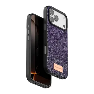 iPhone 17 Pro Bright Simli Kapak - Derin Mor