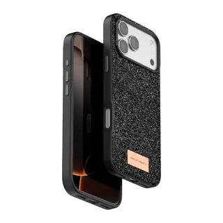 iPhone 17 Pro Bright Simli Kapak - Siyah