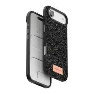 iPhone 17 Air Bright Simli Kapak - Siyah