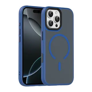 iPhone 16 Pro Max Megane Magsafe Kapak - Lacivert