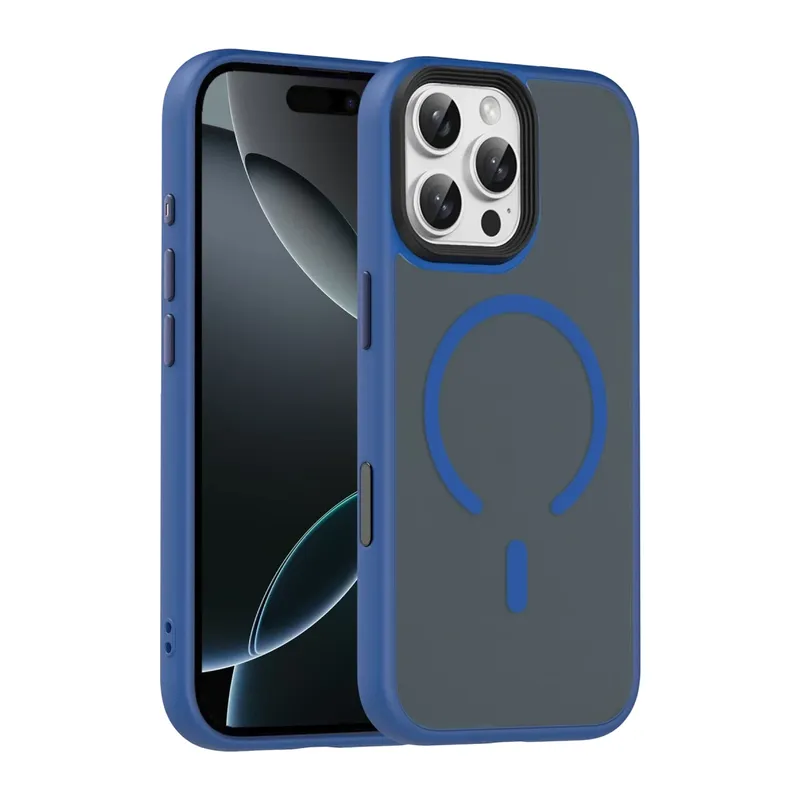 iPhone 16 Pro Max Megane Magsafe Kapak - Lacivert