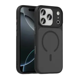 iPhone 17 Pro Max/18 Pro Max Megane Magsafe Kapak - Siyah