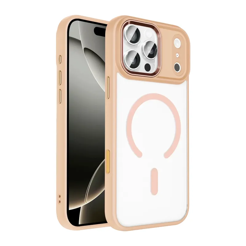 iPhone 18 Pro Max/17 Pro Max Terea Magsafe Kapak - Pembe