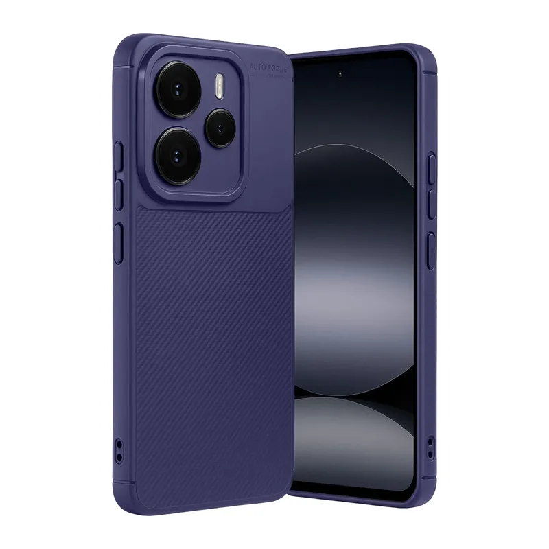 Note 14 5G Auto Focus Karbon Kapak - Lacivert