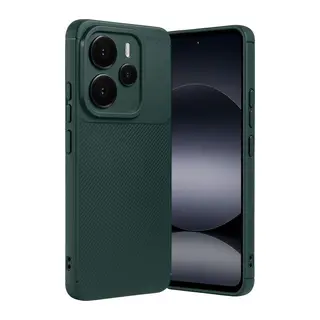 Note 14 5G Auto Focus Karbon Kapak - Koyu Yeşil